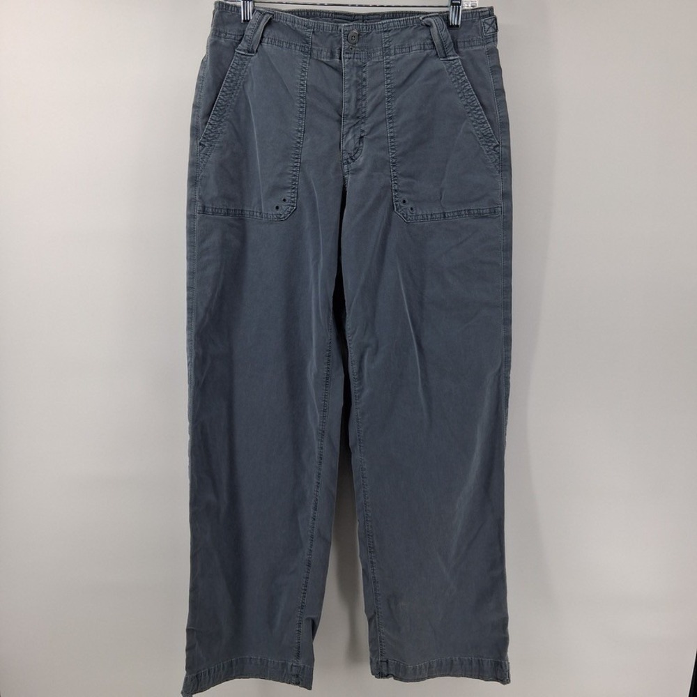 American Eagle Wide Leg Utility Trouser Pants WomensSz 8 (32x30) Slate Blue